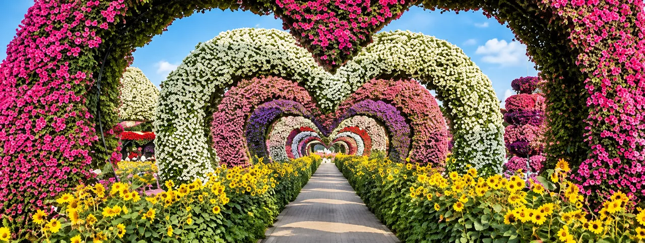 Dubai Miracle Garden — Dubai, photo 3