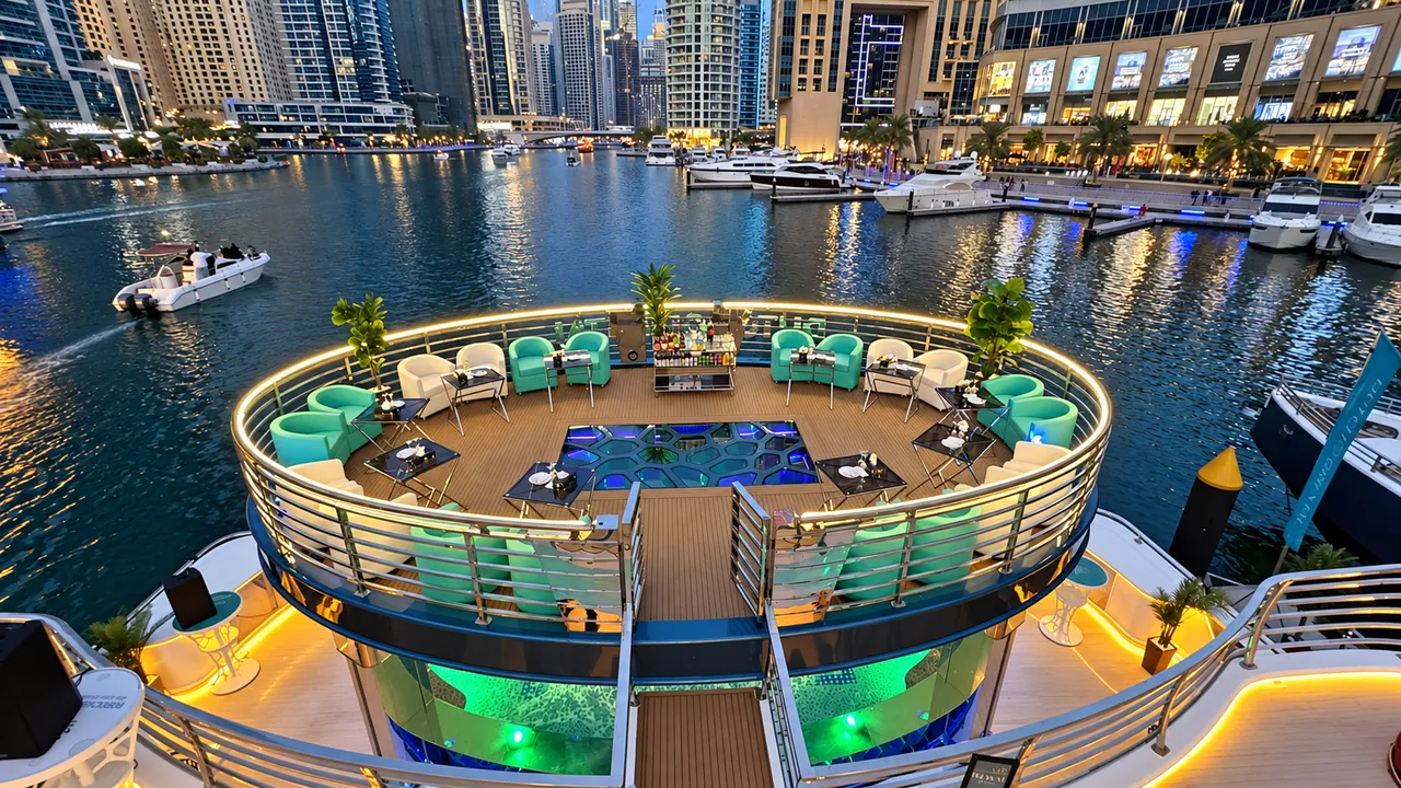 Lotus Mega Yacht Dinner Cruise — Dubai, photo 3