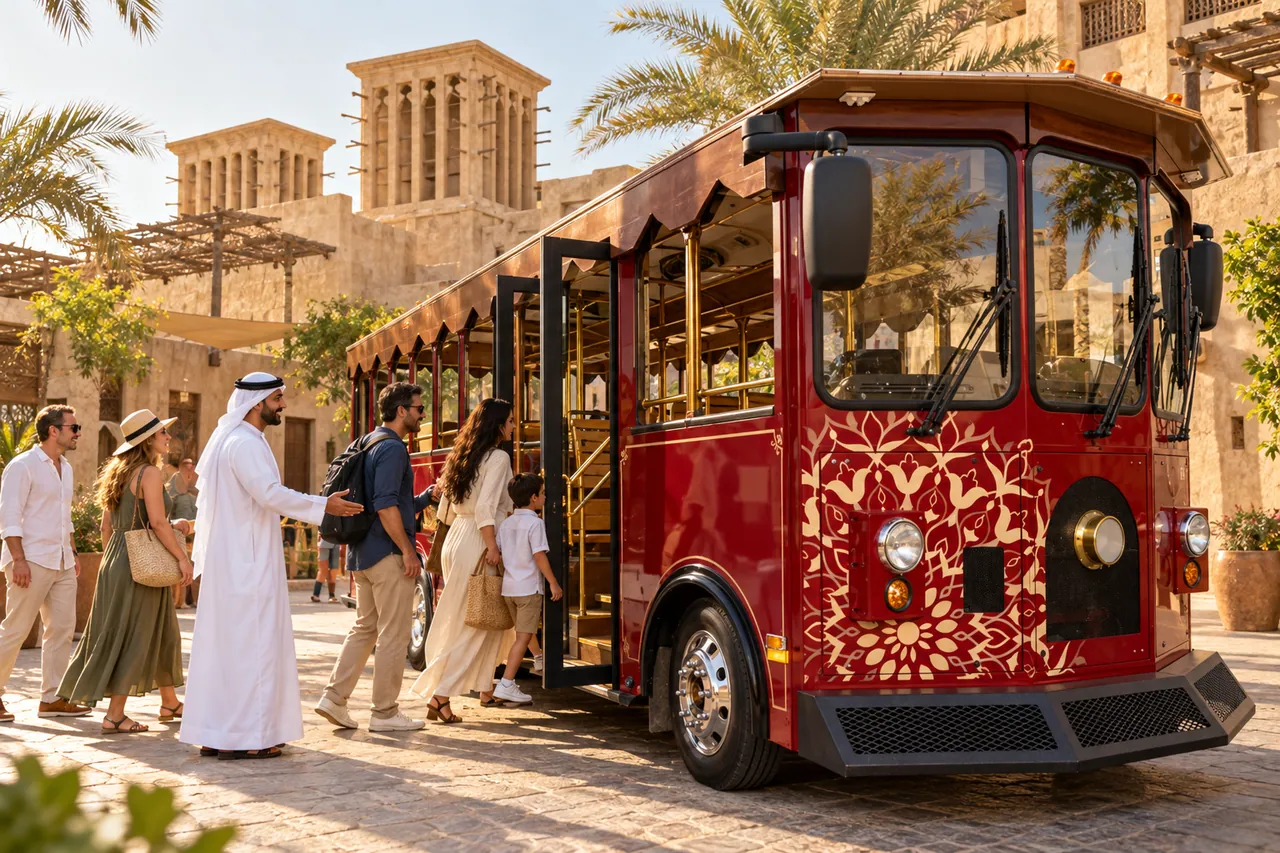 Emirati Culture & Heritage Trolley Tour in Dubai — Dubai, photo 1