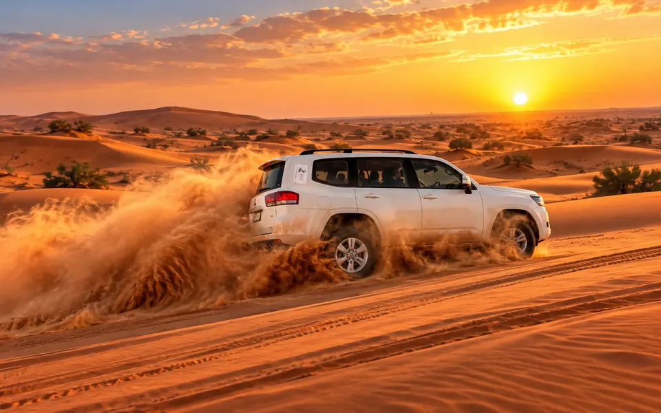 Dubai Evening Desert Safari with BBQ Dinner and Live Shows — Dubai