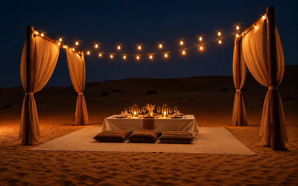 Exclusive Dubai Desert Safari and Dinner for Two — Dubai