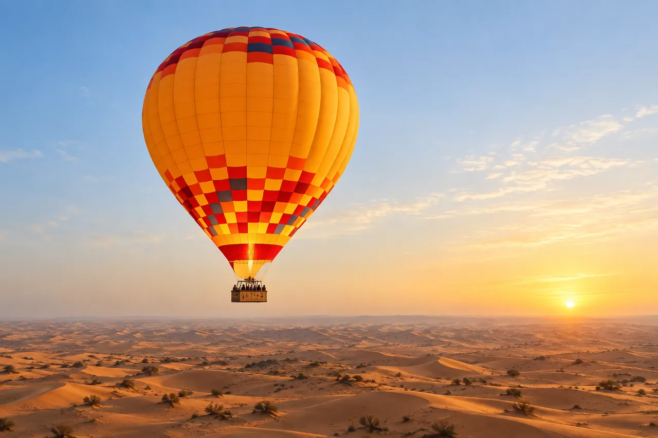 Dubai Overnight Desert Safari with Hot Air Balloon, Dubai, photo 1