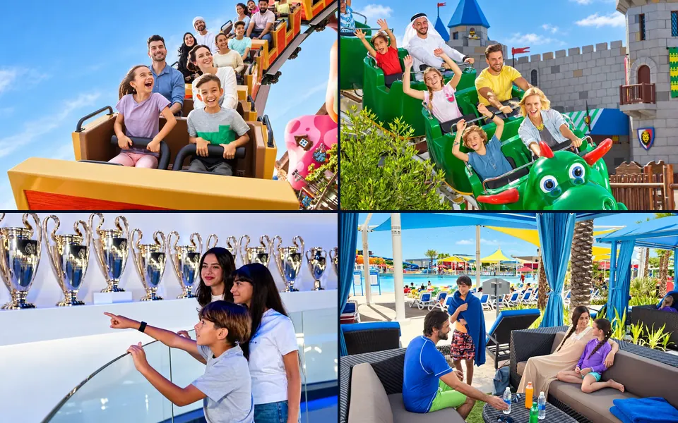 Dubai Parks and Resorts: MOTIONGATE Dubai, LEGOLAND Dubai, Real Madrid World and LEGOLAND Water Park