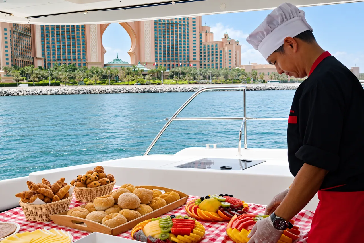 Dubai Marina Shared Yacht Tour with Breakfast or BBQ — Dubai, photo 4