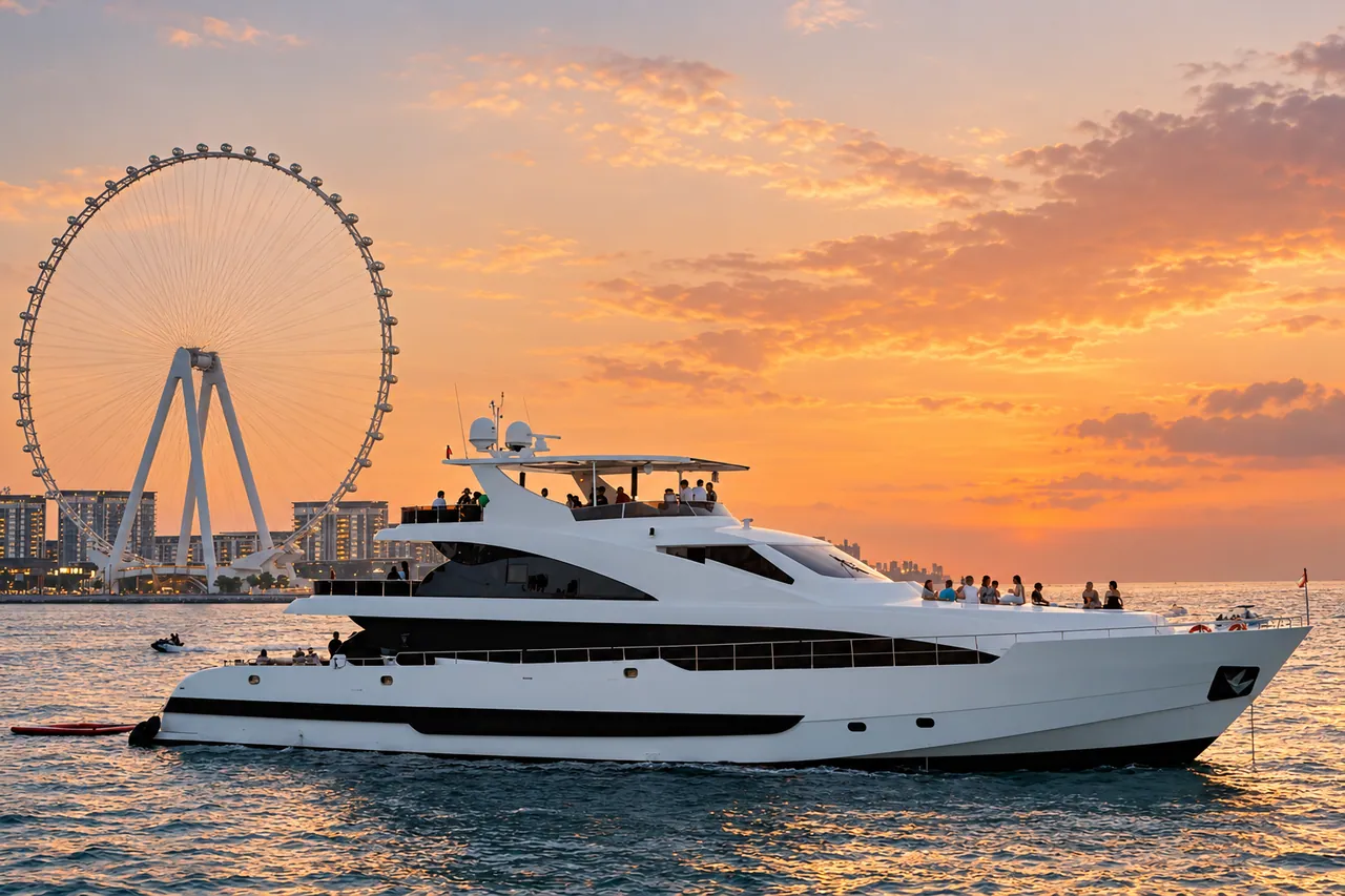 Dubai Shared Superyacht Experience with Live DJ and Dining — Dubai, photo 1