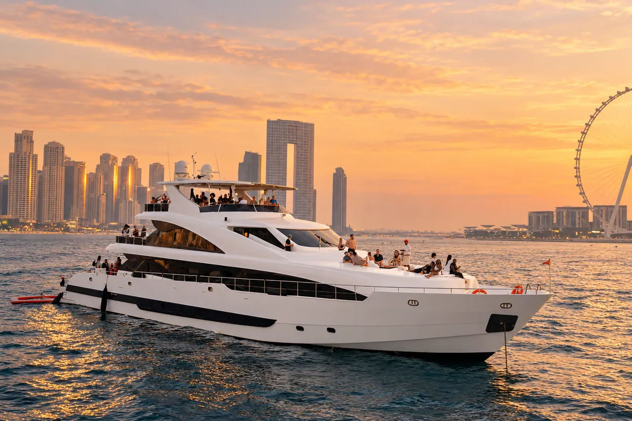 Dubai Shared Superyacht Experience with Live DJ and Dining — Dubai, photo 2