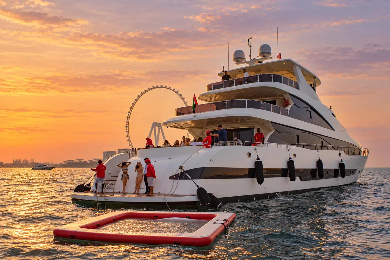 Dubai Shared Superyacht Experience with Live DJ and Dining — Dubai, photo 4