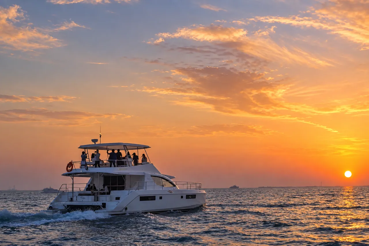 Dubai Sunset Shared Yacht Tour with BBQ — Dubai, photo 1
