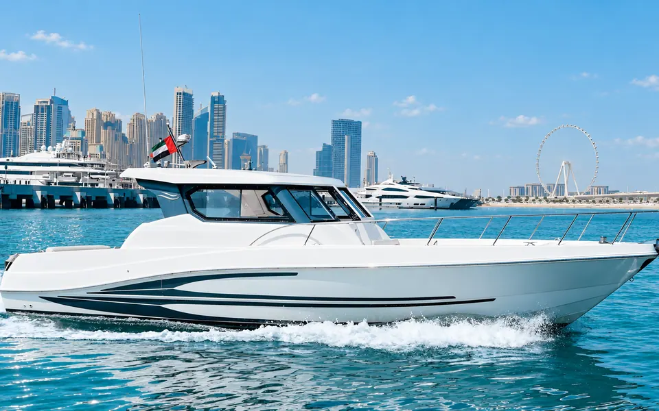 Private Dubai Marina Skyline Yacht Charter — Dubai