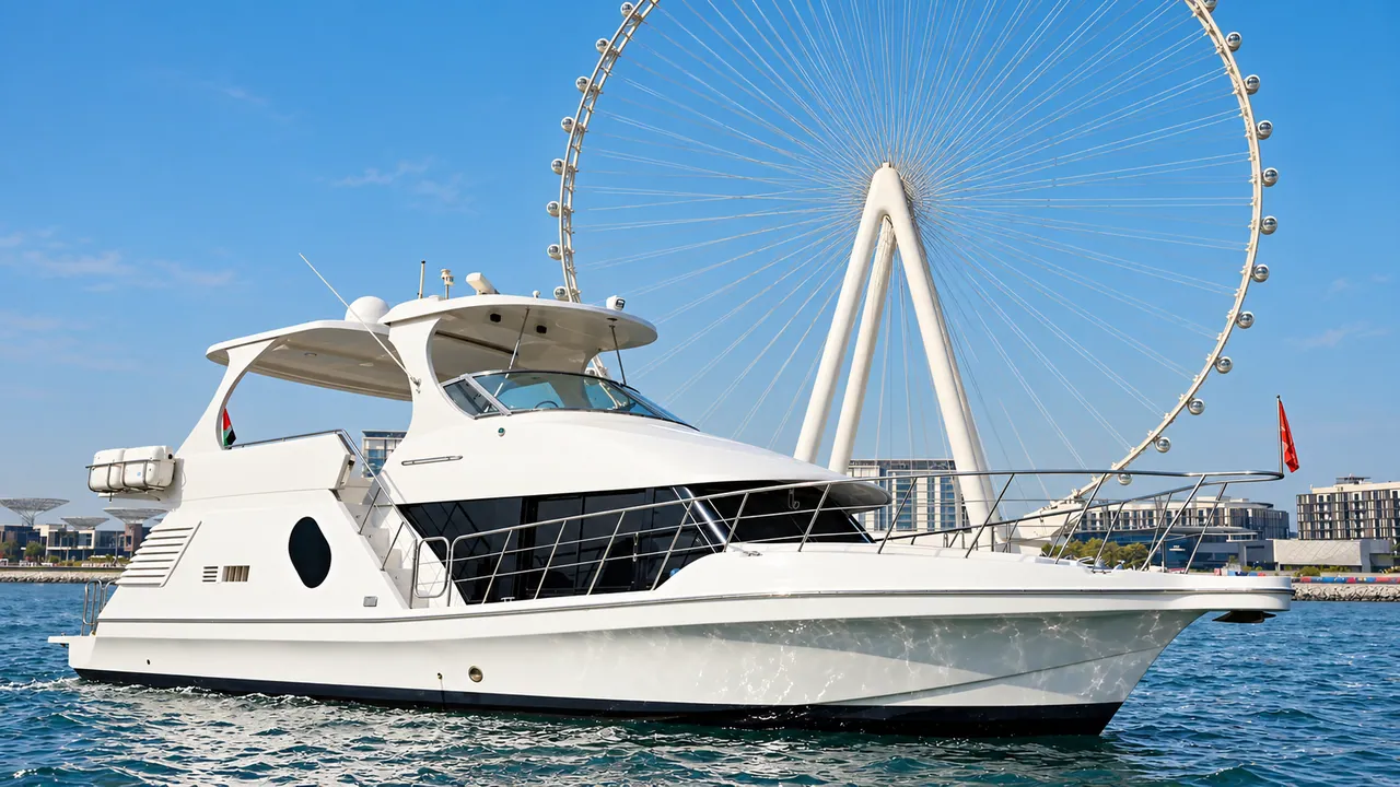Private Dubai Marina Skyline Yacht Charter — Dubai, photo 2